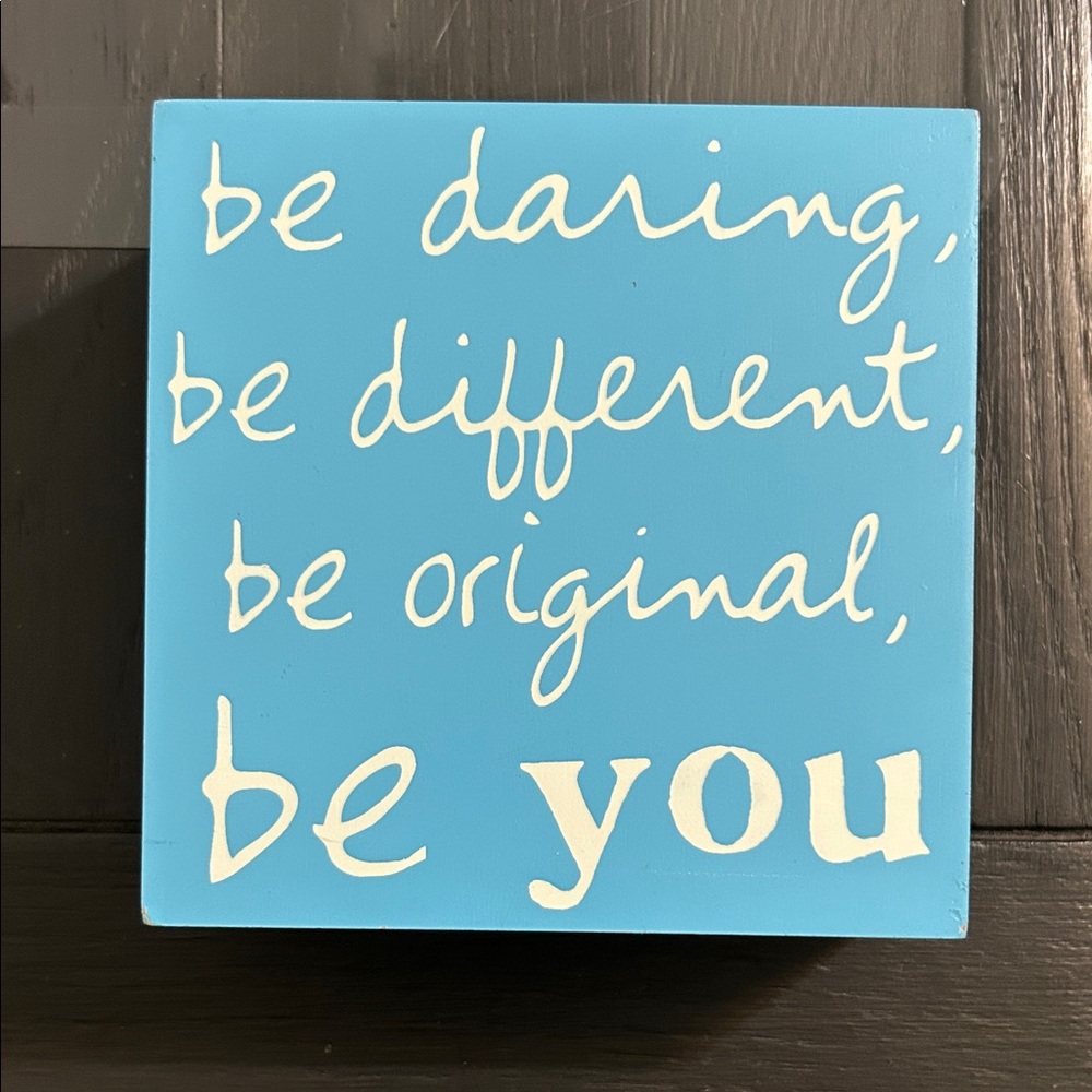 Inspirational Blue Wall Art Decor